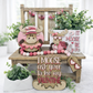 Valentine Moose Tiered Tray Set