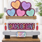 Valentine Conversation Heart Truck Inserts