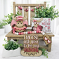 Valentine Moose Tiered Tray Set