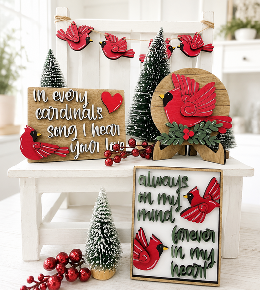 Cardinal Tiered Tray Set