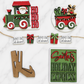 Christmas Train Tiered Tray Set