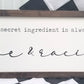 All you need is love and racing sign