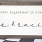 All you need is love and racing sign
