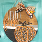 Fall Leopard Door Hanger