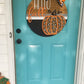 Fall Leopard Door Hanger