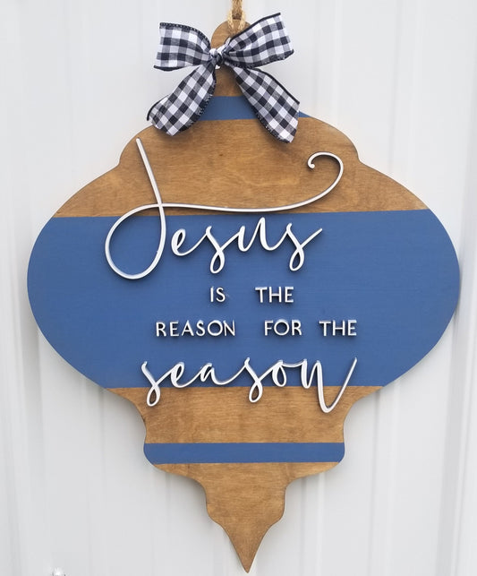 Jesus is the Reason for the Season Door Hanger- wholesale