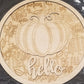 Hello Pumpkin Fall Feels Door Hanger