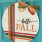 Hello Fall Cross Stitch Door Hanger