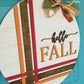 Hello Fall Cross Stitch Door Hanger