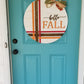 Hello Fall Cross Stitch Door Hanger