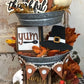 Thanksgiving Tiered Tray Set