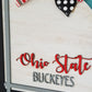 Ohio State Buckeyes Door Hanger