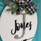 Last Name 3D Door Hanger