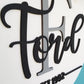Last Name 3D Door Hanger