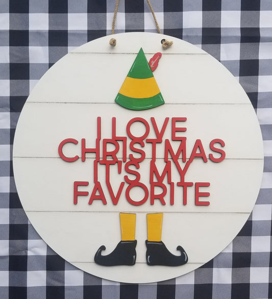 Buddy The Elf Door Hanger- wholesale