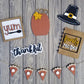 Thanksgiving Tiered Tray Set