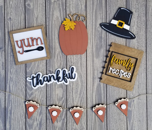 Thanksgiving Tiered Tray Set- wholesale