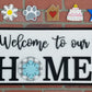Interchangeable HOME sign