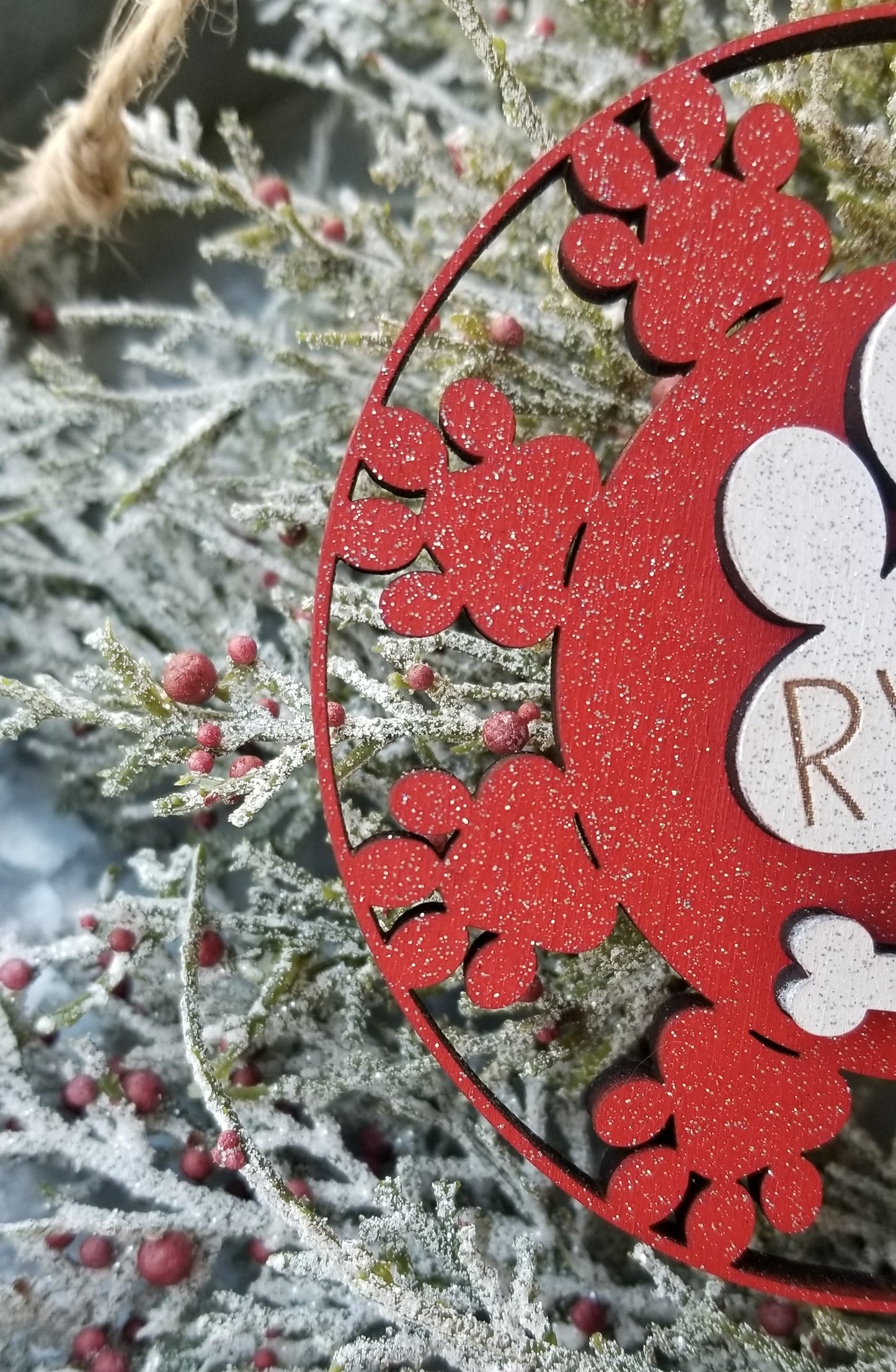 Dog Paw Ornament