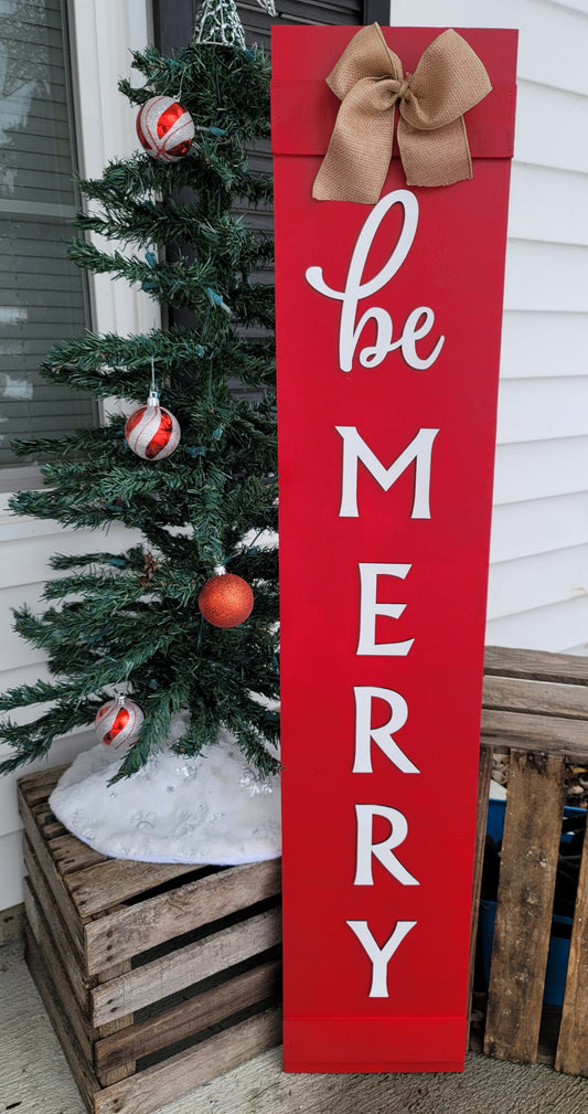 Be Merry Porch Leaner- wholesale