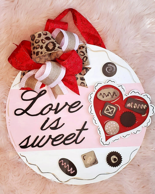 Love Is Sweet Door Hanger
