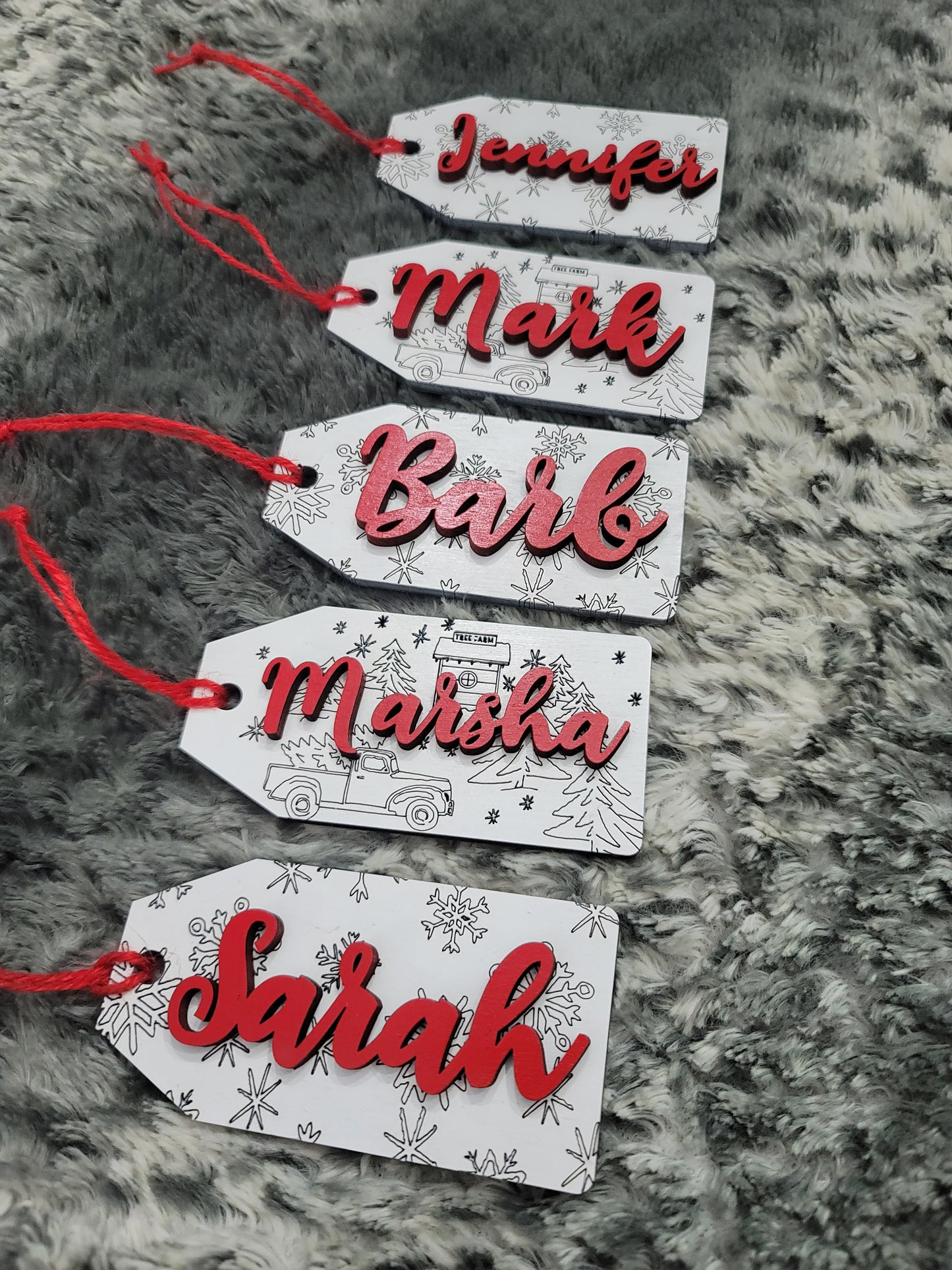 Stocking Tags with designs