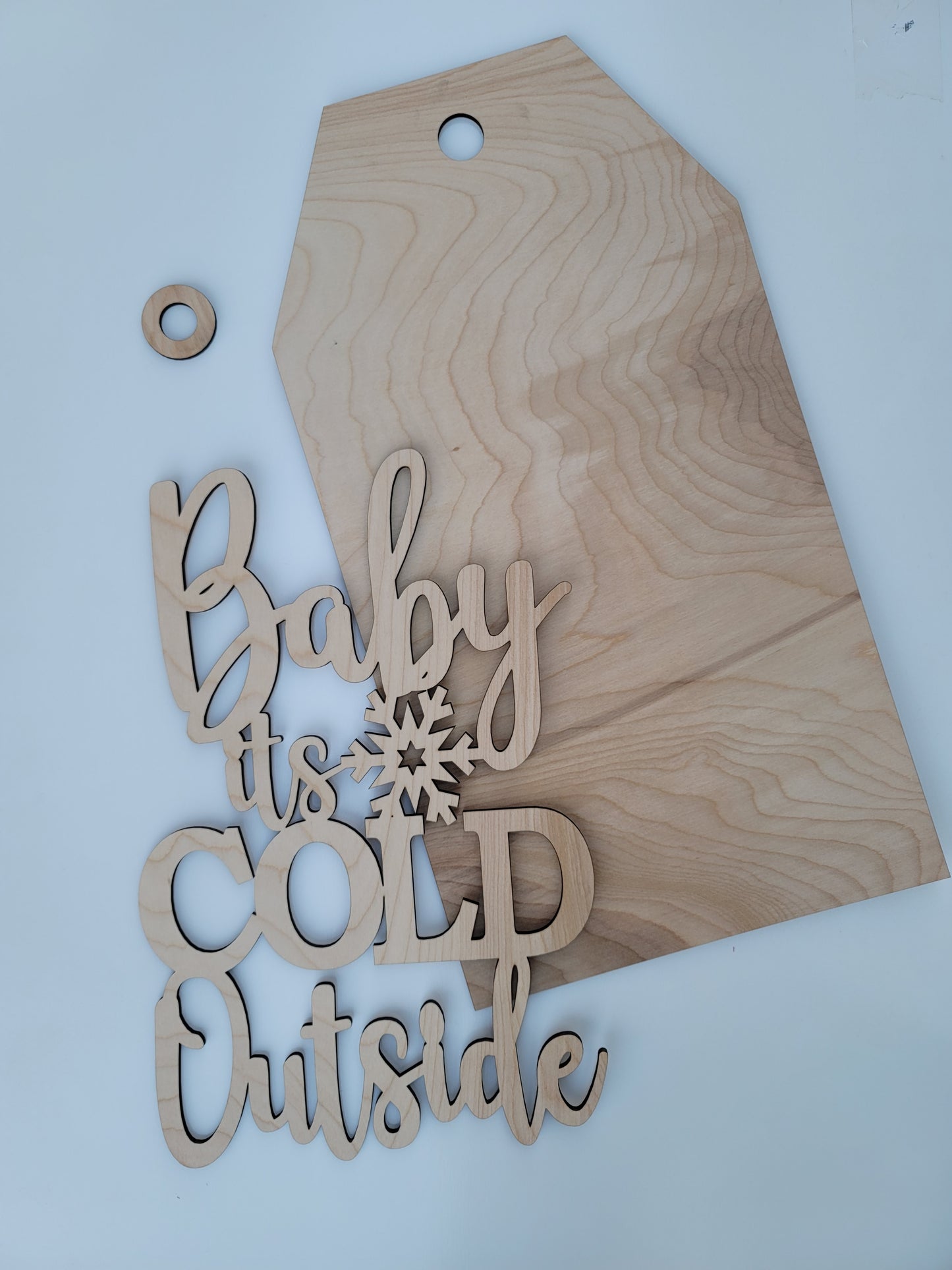 Baby Its Cold Outside Tag Door Hanger