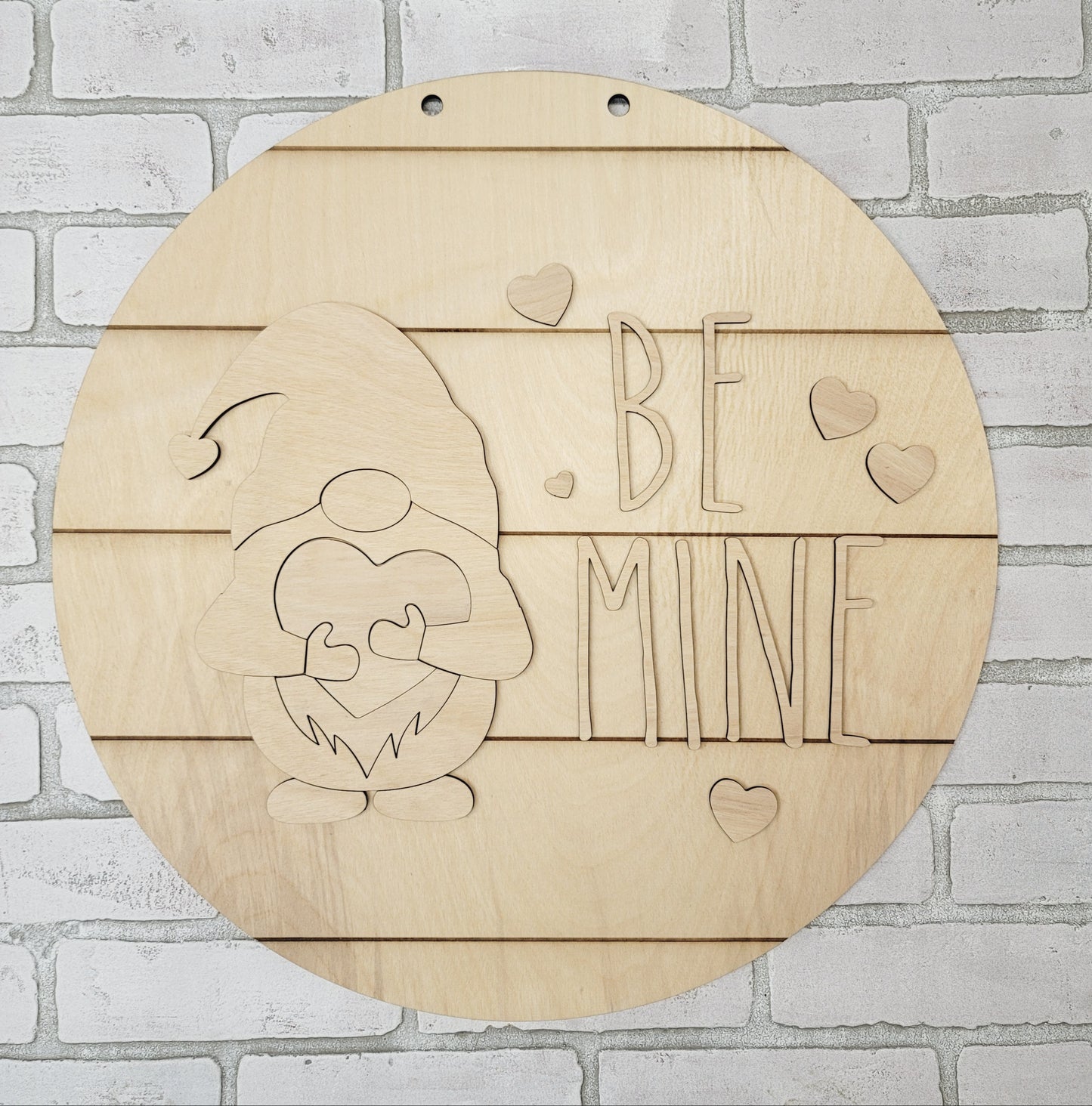 Be Mine Gnome Door Hanger