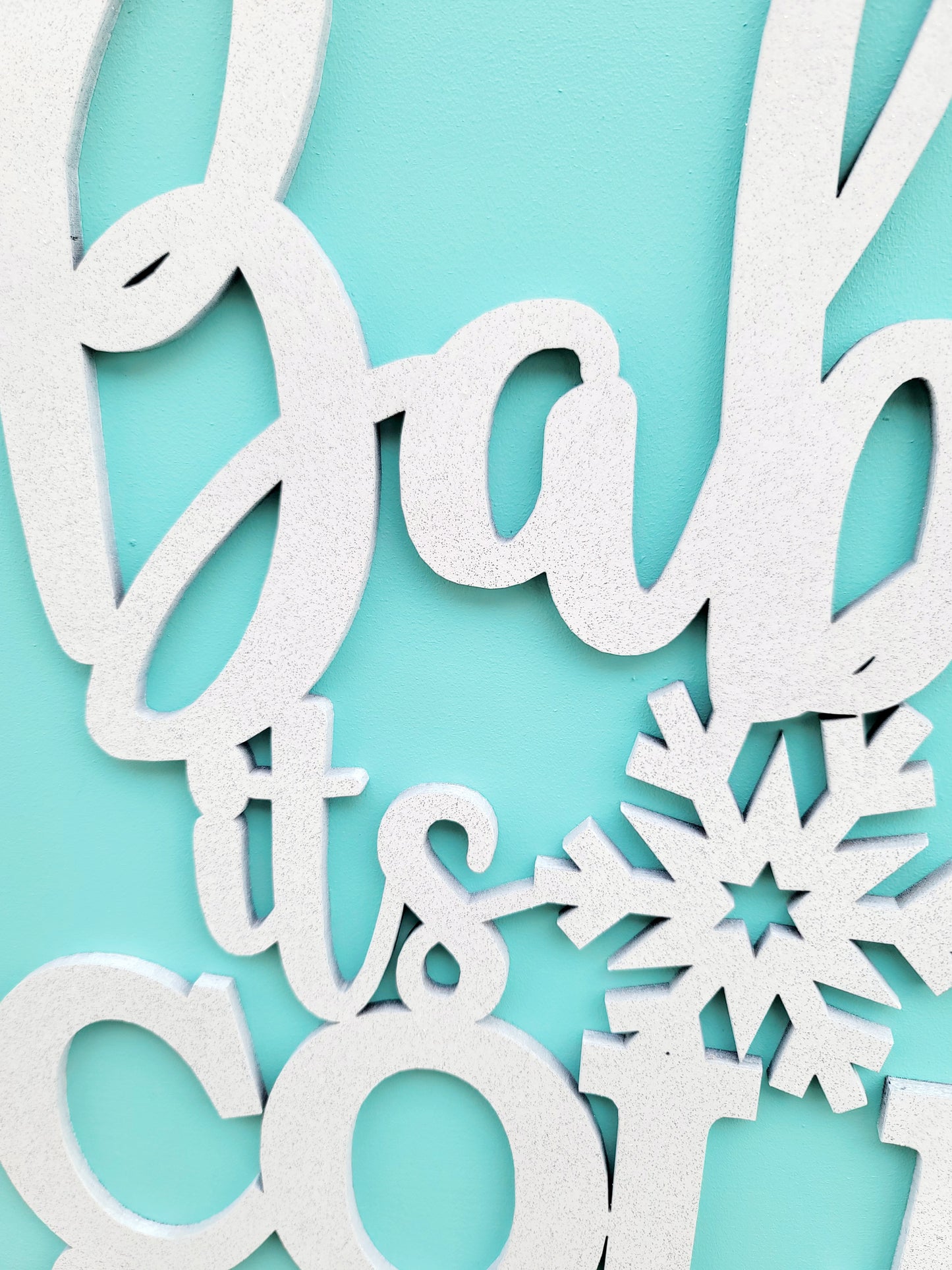 Baby Its Cold Outside Tag Door Hanger