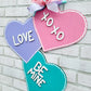 Stacked Hearts Door Hanger