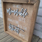 The most memorable days sign