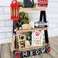 Cat Tiered Tray Set