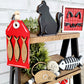 Cat Tiered Tray Set