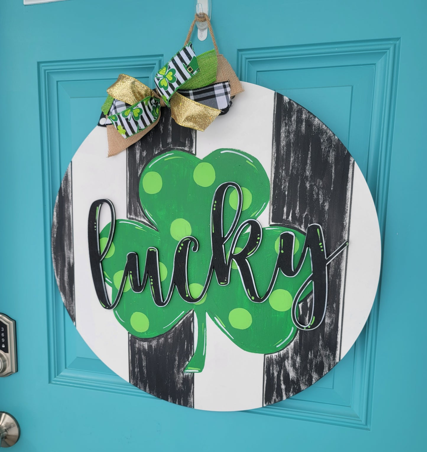 Lucky Clover Door Hanger