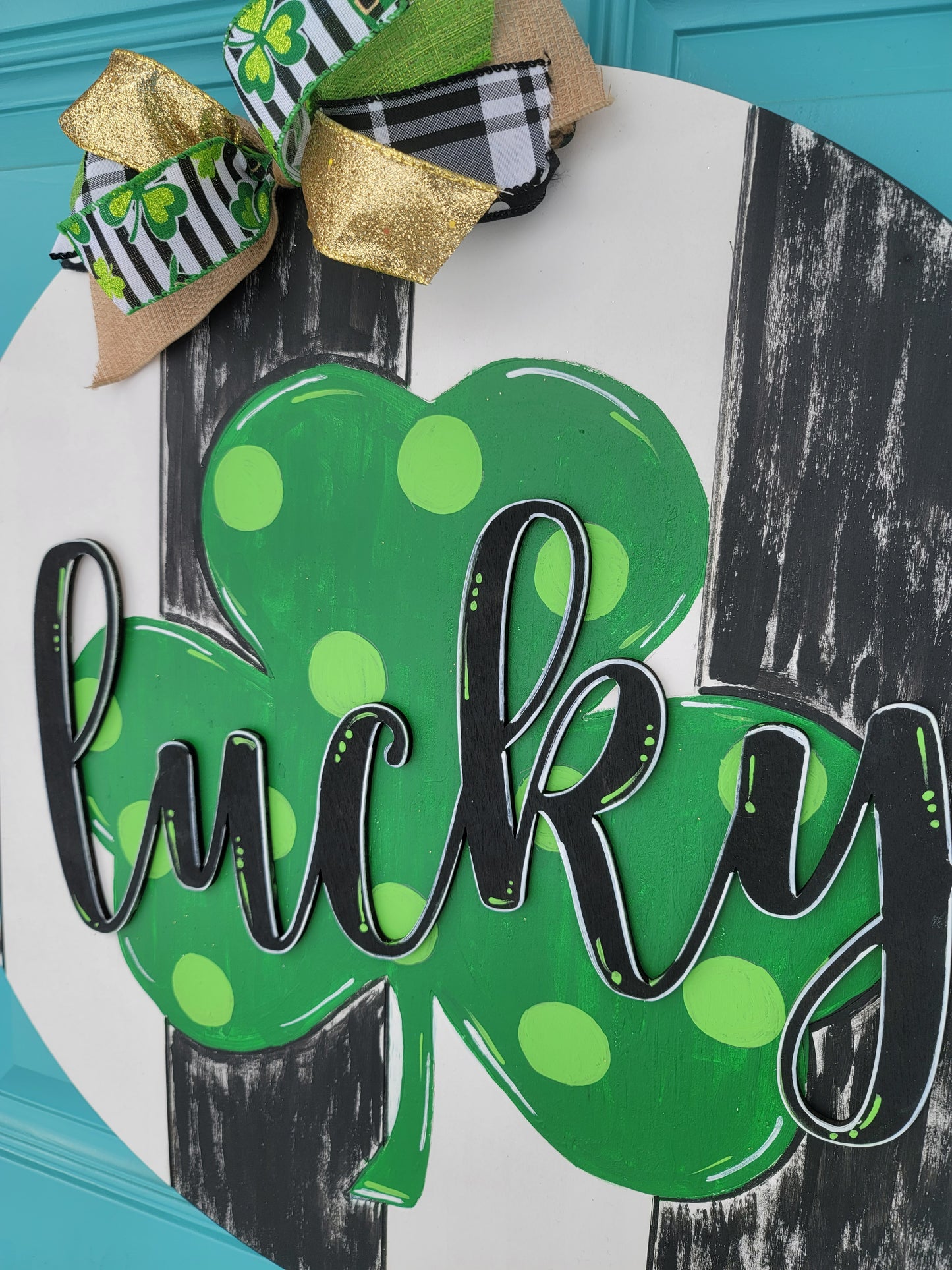 Lucky Clover Door Hanger