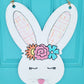 Girl Bunny Door Hanger