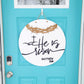 He is Risen Matthew 28-6 Door Hanger