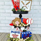 Baseball/Softball Tiered Tray Set