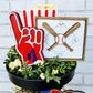 Baseball/Softball Tiered Tray Set