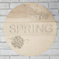 Happy Spring Hydrangea Door Hanger