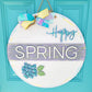 Happy Spring Hydrangea Door Hanger