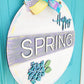 Happy Spring Hydrangea Door Hanger