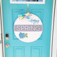 Happy Spring Hydrangea Door Hanger