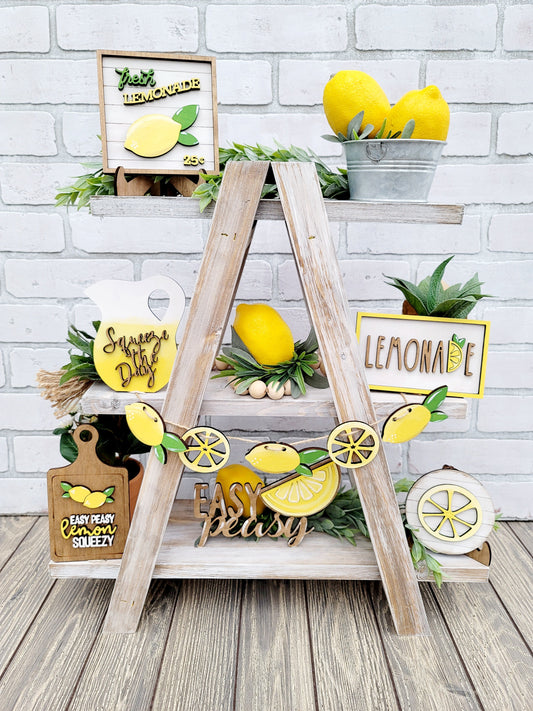 Lemon Tiered Tray Set- wholesale