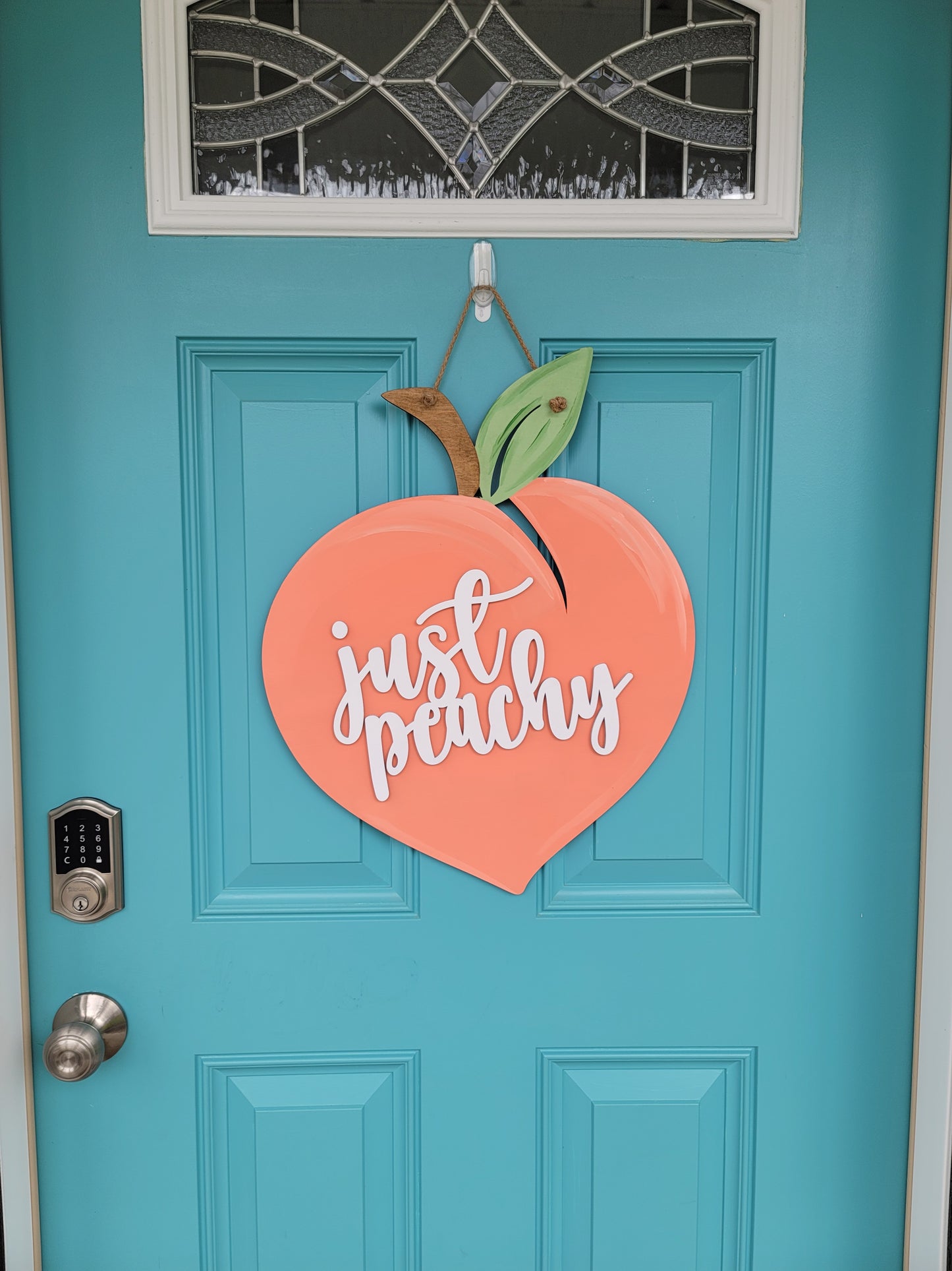 Just Peachy Door Hanger