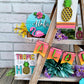 Pineapple Tropical Tiered Tray Set