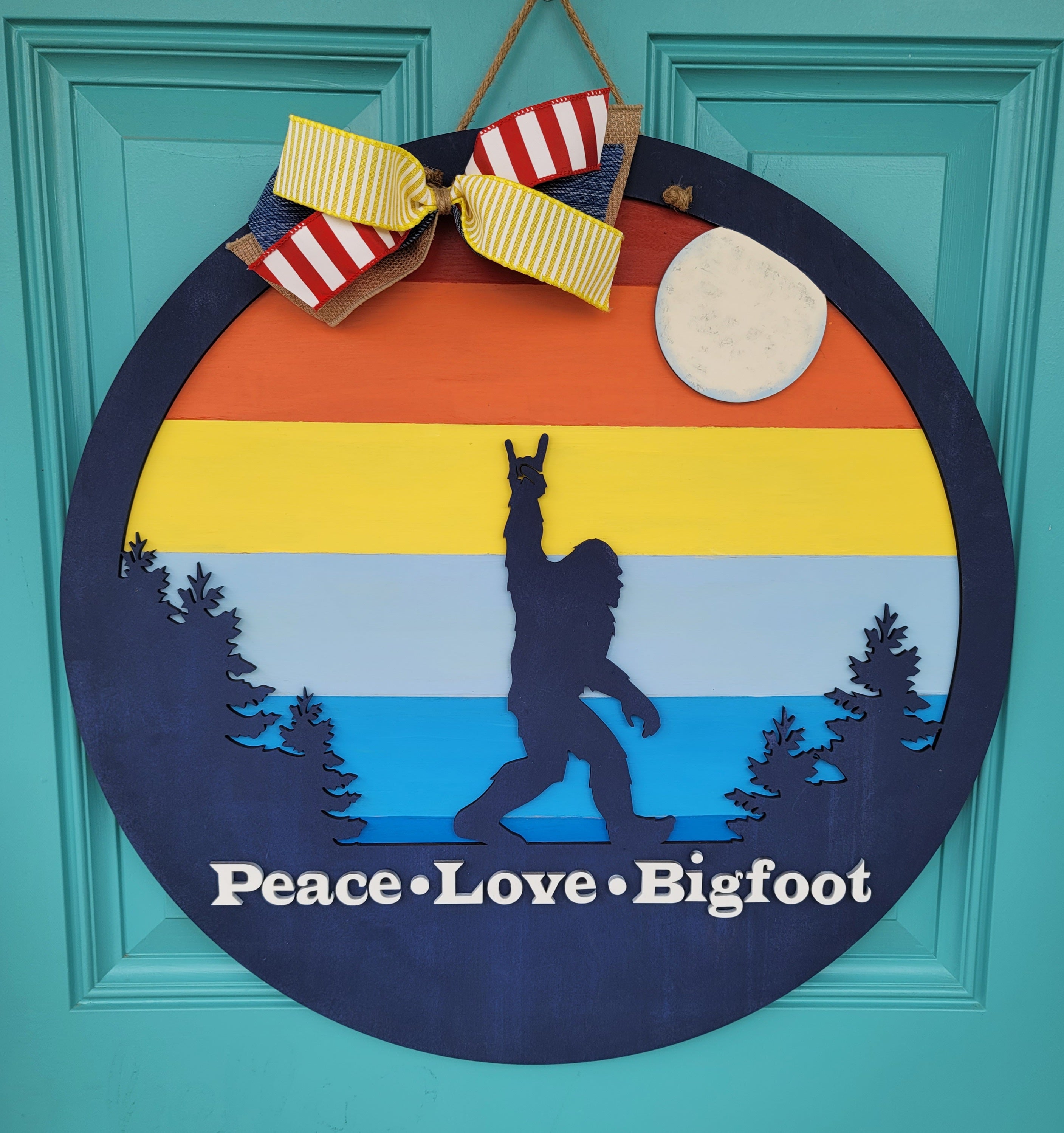 BIGFOOT door hanger – Teal Moon Creations