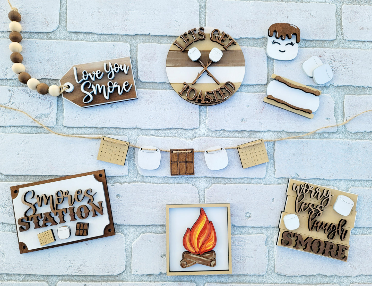 S'mores Tiered Tray Set