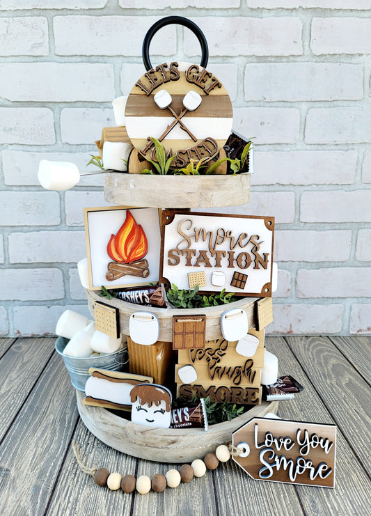 S'mores Tiered Tray Set- wholesale