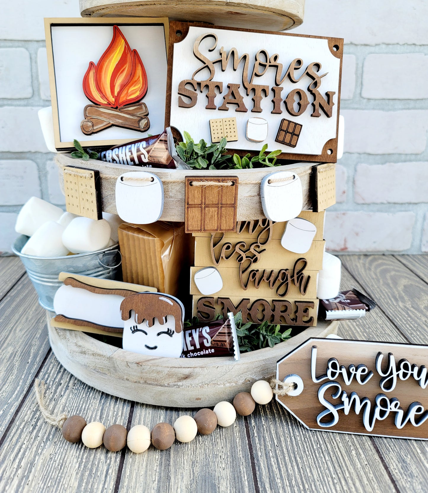 S'mores Tiered Tray Set